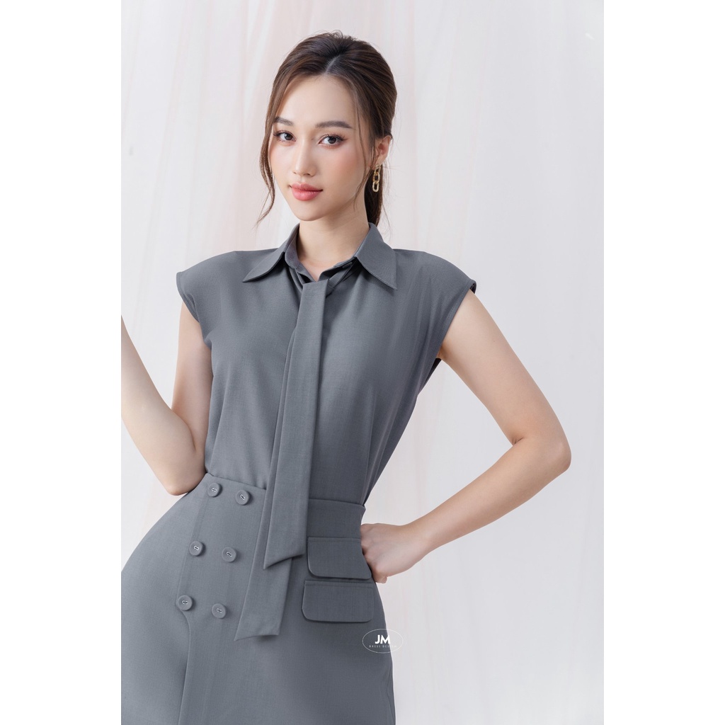 Áo JM Dress Desgin vai chờm cổ nam không chân 2T40.2207PL