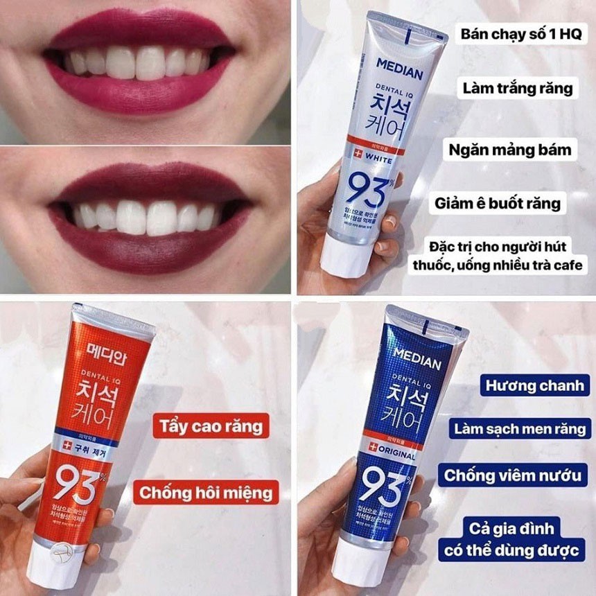 Kem Đánh Răng Median Dental IQ 93%