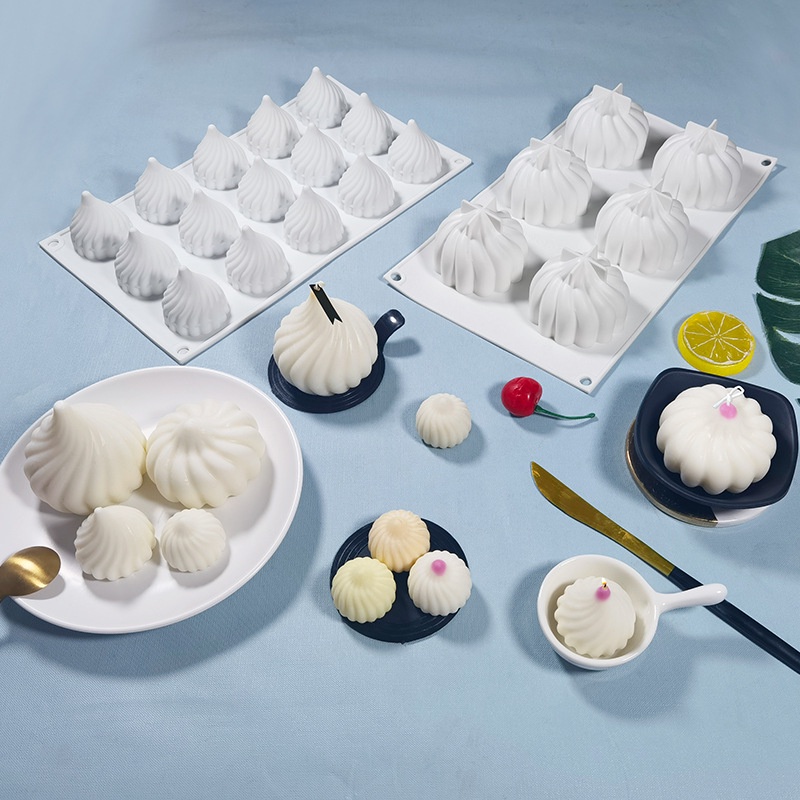 Khuôn silicone 6/15 Lỗ Tạo Hình Cho Bánh Kem/Xà Phòng
