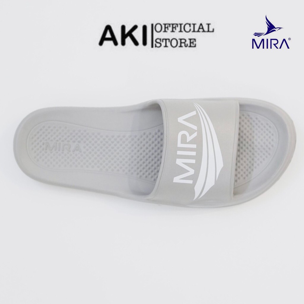 Ảnh Dép Xốp Quai Ngang Mira Xám Thể Thao Nam Nữ Chính Hãng 3