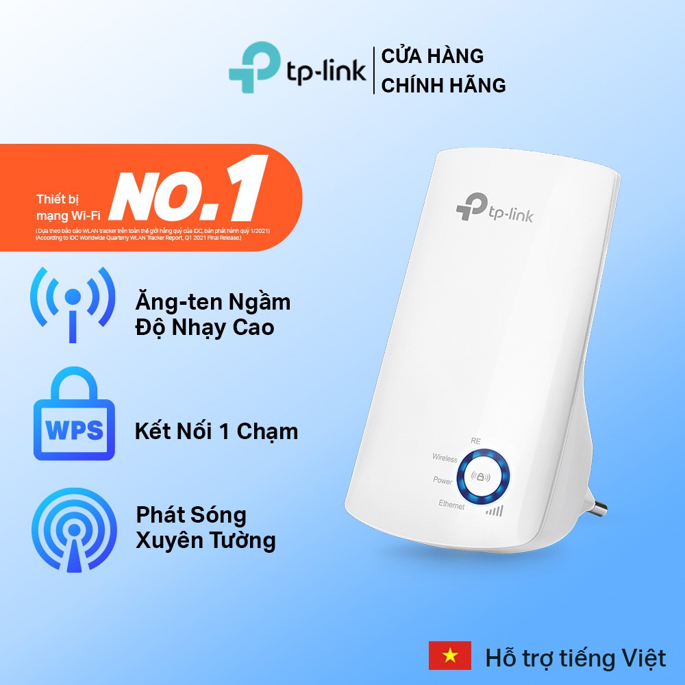 Bộ Mở Rộng Sóng Wifi TP-Link TL-WA850RE Chuẩn N 300Mbps