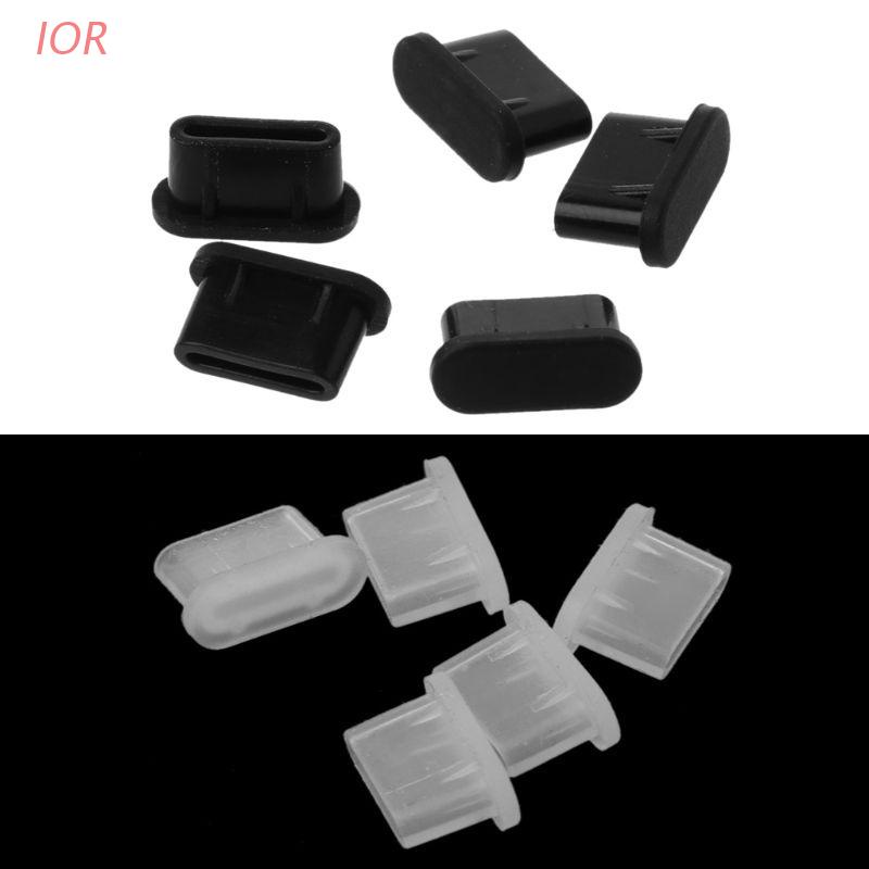 Set 5 Phụ Kiện Bảo Vệ Cổng Sạc Type-C Chống Bụi Bẩn Siêu Bền Tiện Dụng Dành Cho Điện Thoại