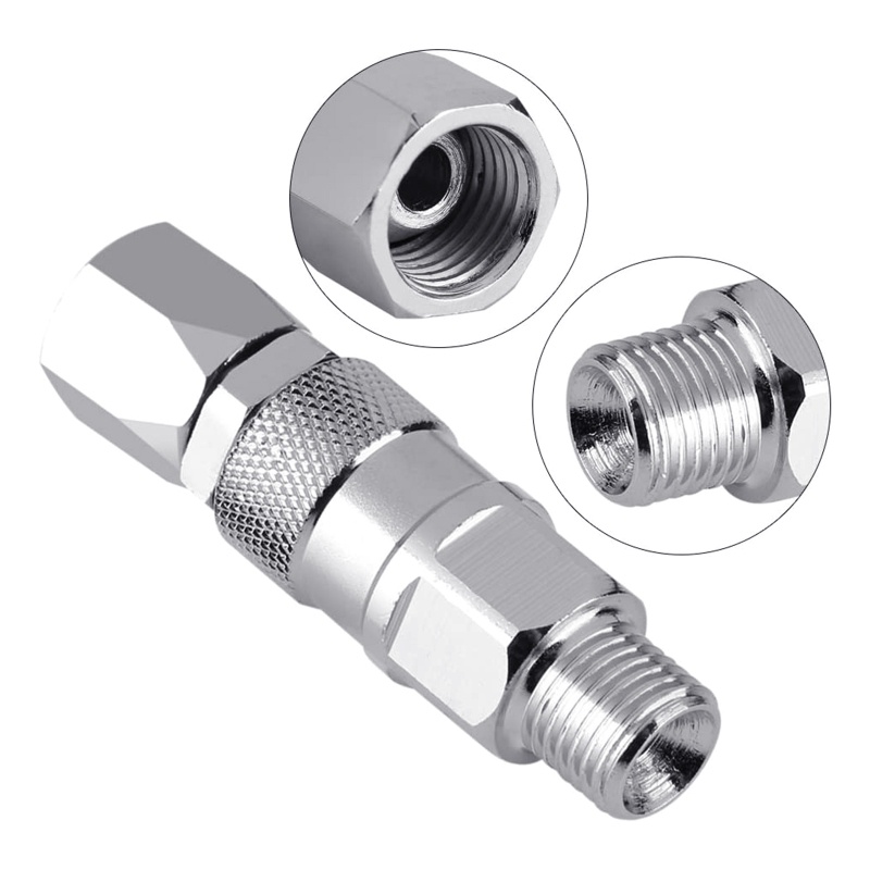 Khớp xoay ống áp suất không khí bằng không gỉ Kool cho máy phun sơn