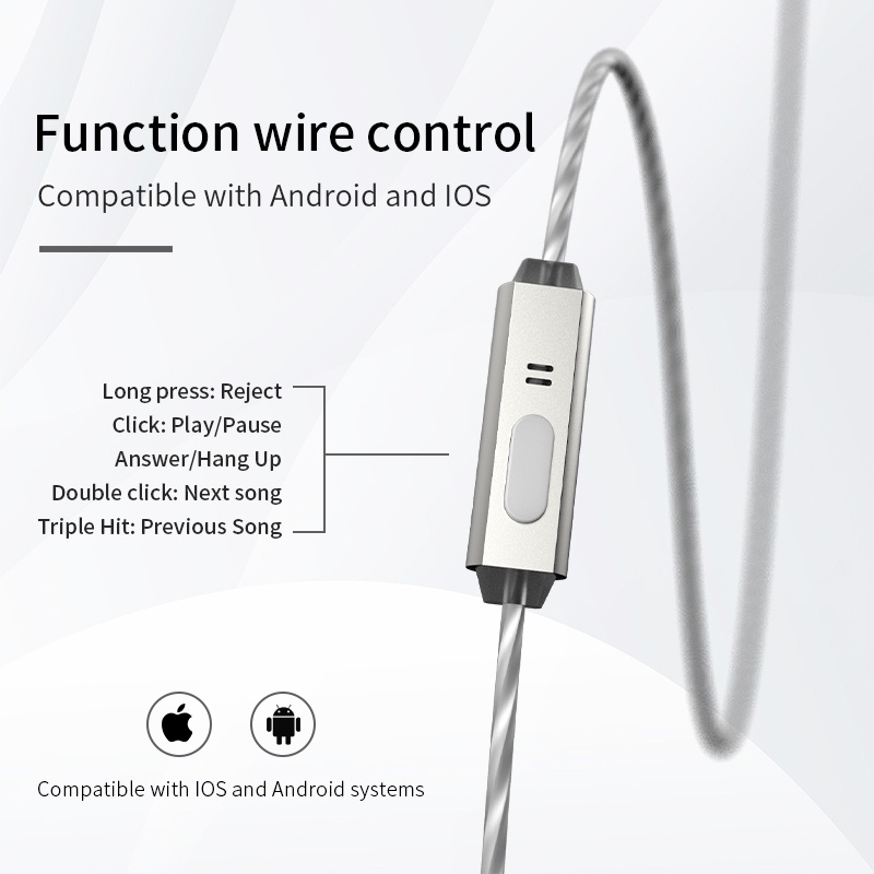 Tai Nghe Nhét Tai BGVP Scale Pro 1DD + 1BA Đầu Cắm 3.5mm Có Hiệu Ứng Âm Thanh 6D