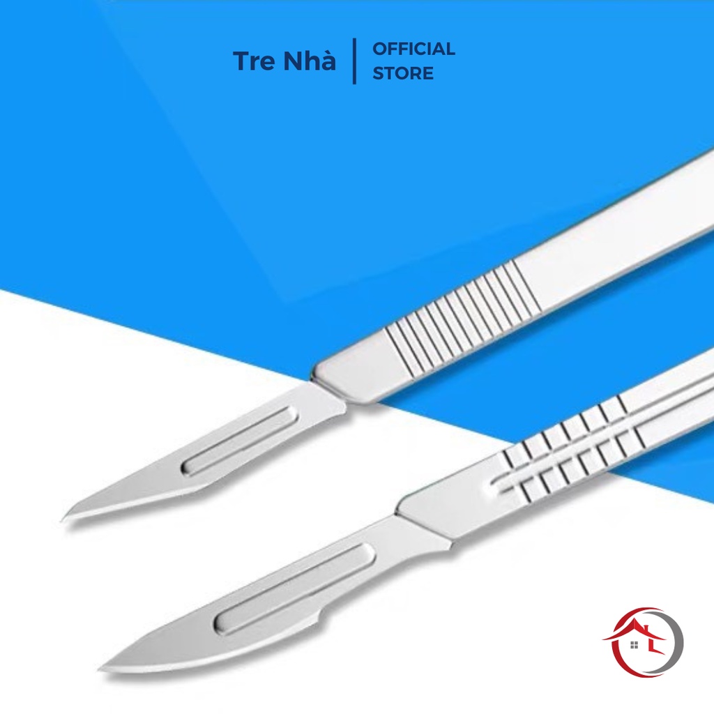Bộ tay cầm dao mổ dao mổ số 11/23 thực hành dao điêu khắc, dao trổ cán ...