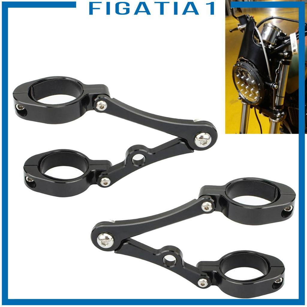 Set 2 Kẹp Đèn Pha 39-41mm figatia1 Chuyên Dụng Cho Xe Mô Tô