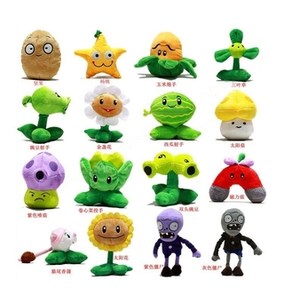 Đồ chơi thú nhồi bông mềm hình cây Zombies 13-35cm dễ thương cho bé