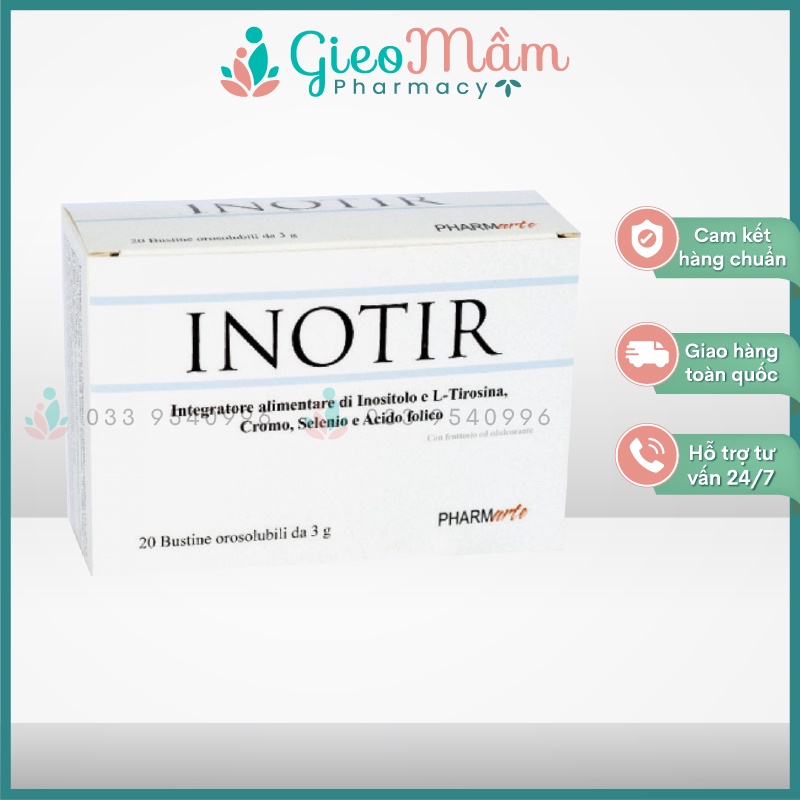 INOTIR Hộp 20 gói, Hỗ Trợ Cải Thiện Chức Năng Sinh Sản, Kinh Nguyệt ...