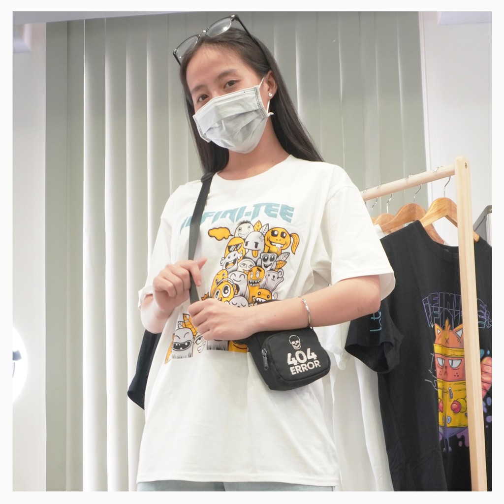 Áo thun INFINITEE Fni0363, Thun 100% Cotton - form rộng Unisex.