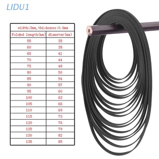 3mm Wide Flat Drive Belt Turntable Rubber Belt for LP Vinyl Record Player Phono