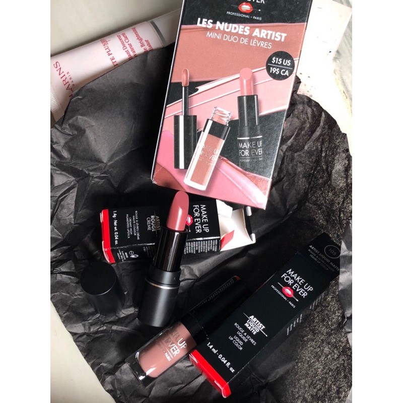 💋 set son makeup forever Rosewood Shopee Việt Nam