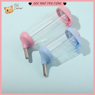 [Siêu tiện lợi] Bình nước tự động gắn chuồng cho thú cưng 500ml (Bình nước gắn chuồng cho chó mèo)