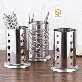 Ống Đựng Muỗng Đũa Inox, Ống Đũa Inox Tròn Cam Homeware