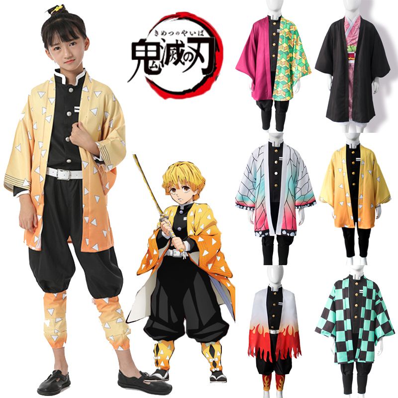 Hãy cho trẻ em của bạn sẵn sàng cho lễ hội với Demon Slayer Kimetsu No Yaiba Kamado Nezuko Áo choàng trẻ em Kimono Cosplay