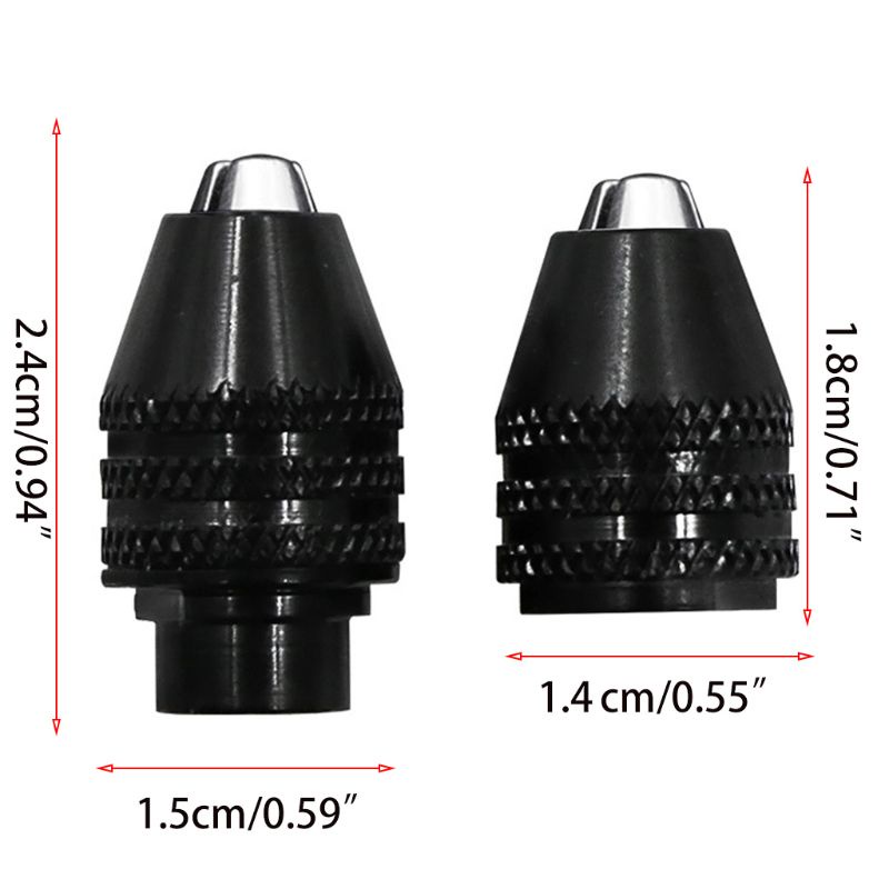 Đầu kẹp mũi khoan không cần chìa khóa M7/M8 4 loại tùy chọn mini thông dụng đa năng