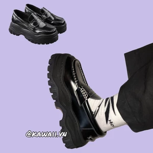 GIÀY LƯỜI LAZY HIGH SHOES đế cao 5cm độc quyền Kawaii Viet Nam (Ảnh thật shop chụp)