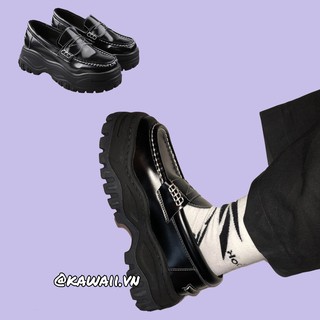 [Có sẵn] GIÀY LƯỜI LAZY HIGH SHOES đế cao 5cm độc quyền Kawaii Viet Nam (Ảnh thật shop chụp)