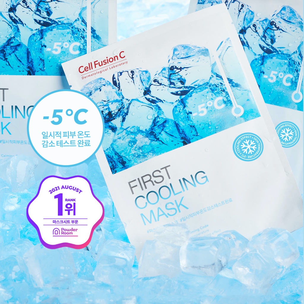 Ảnh Mặt Nạ Cấp Ẩm Và Làm Dịu Da Khẩn Cấp Cell Fusion C First Cooling Mask 3