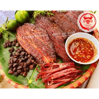 Thịt Lợn Gác Bếp Tây Bắc_Loại 1_ Tặng Kèm Chẩm Chéo | Túi 500gram (có Đầy Đủ GPDKKD và SVATTP Đầy Đủ )