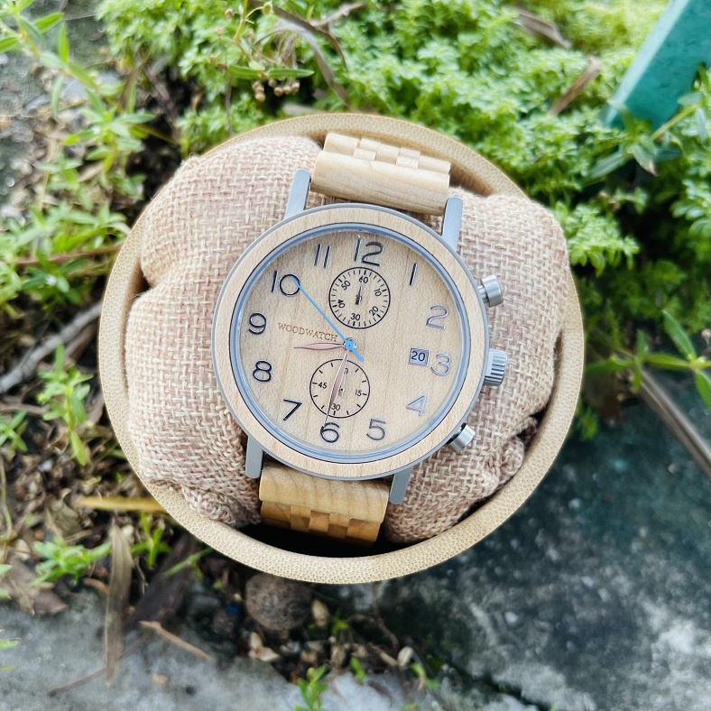 Đồng hồ đeo tay nam vỏ gỗ WoodWatch GS08