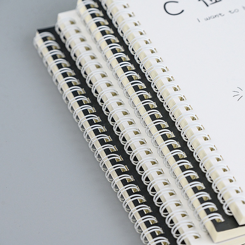 Sổ ghi chép lò xo A5 120 trang dễ thương viết vẽ cá nhân DIY Bullet Journal, Planner