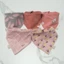 Bộ 5 yếm ăn bằng cotton in họa tiết hoạt hình cho bé
