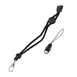 Dây Đeo Đèn Pin EDC Màu Đen Chống Thất Lạc Có Thể Điều Chỉnh