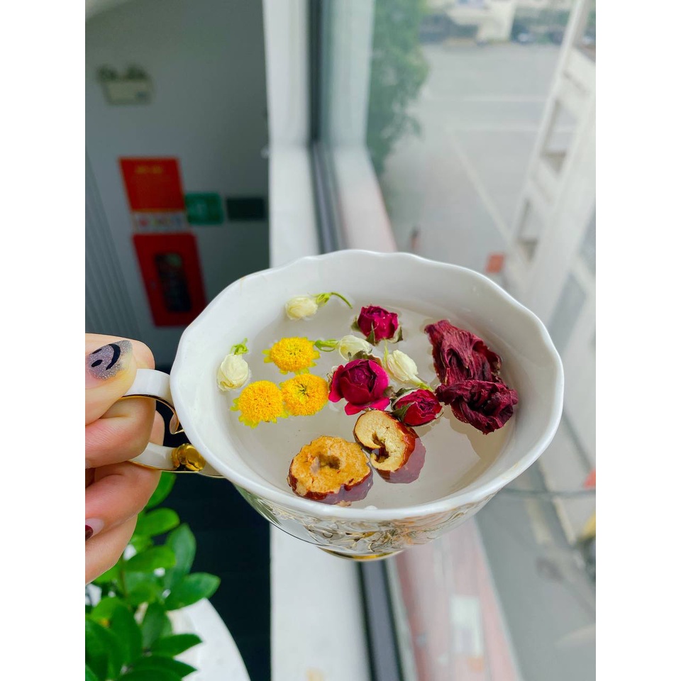 Ảnh Trà thanh nhiệt mát gan (Atiso, hoa cúc, hoa hồng, hoa nhài) - 10gr 3
