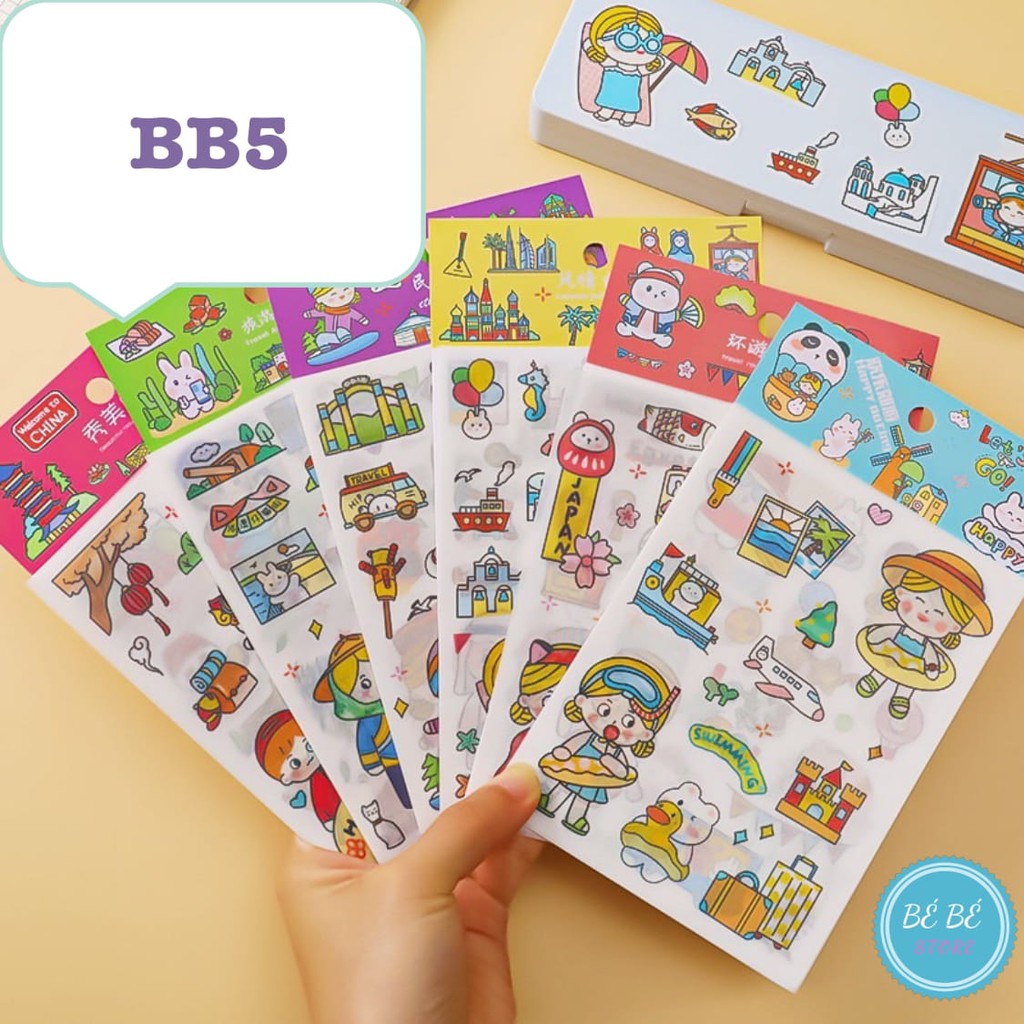 Sticker túi 4 tờ - BB5 | Shopee Việt Nam