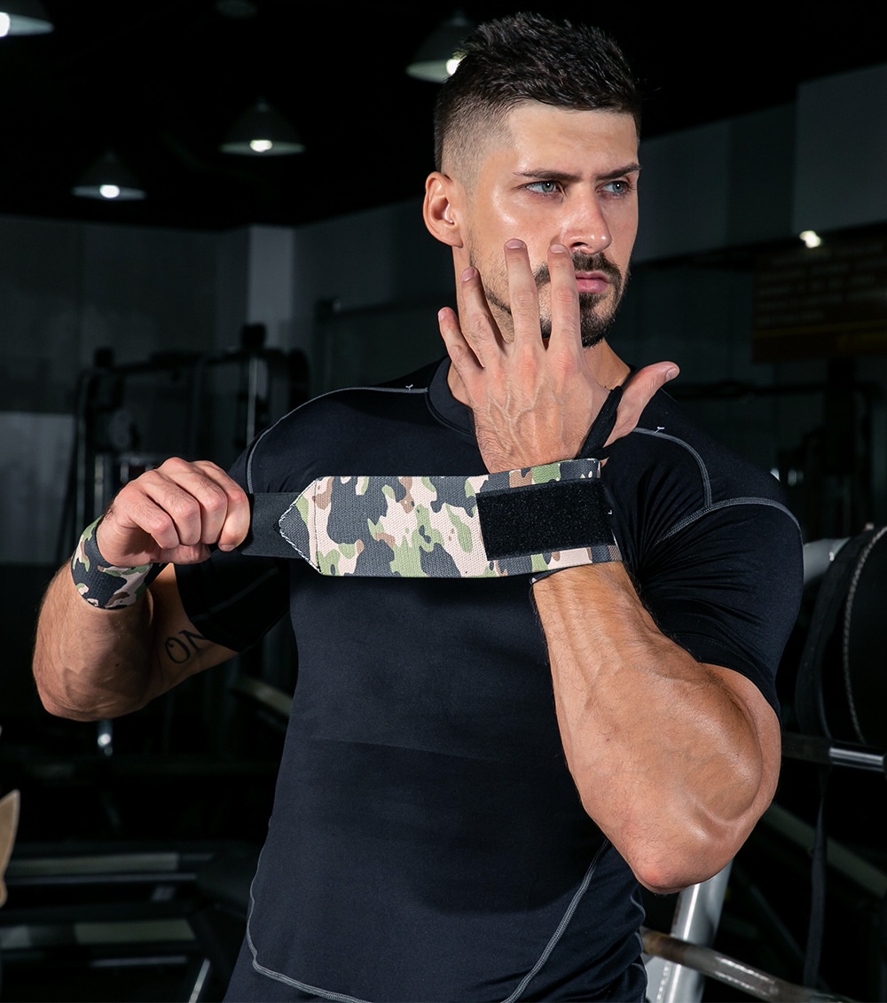 Mô tả Băng Quấn Bảo Vệ Cổ Tay Hàng Chính Hãng Băng Quấn Thể Thao Tập Gym Chất Liệu Polyester Chắc Chắn Cleacco Camo Boro Sport - 10