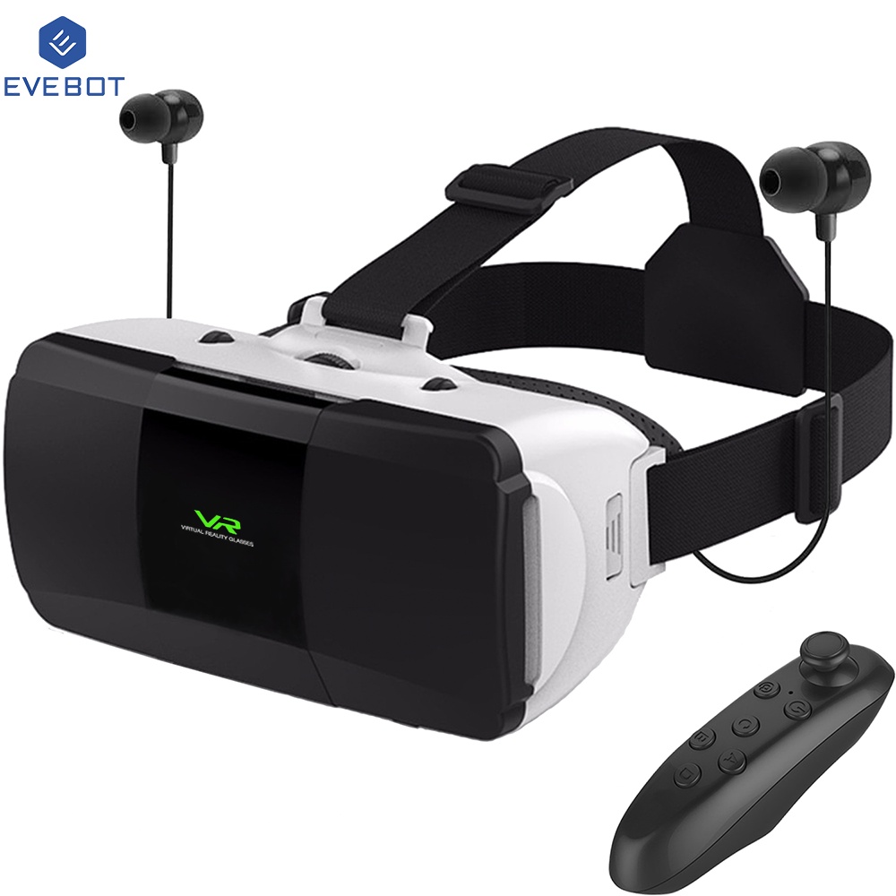 Ảnh Set kính thực tế ảo hỗ trợ VR 3D EVEBOT đeo đầu kích thước 7 inch 1