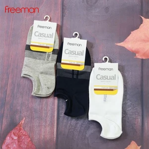 [Combo 10 đôi] Tất vớ ngắn dưới mắt cá, chất liệu cotton FREEMAN
