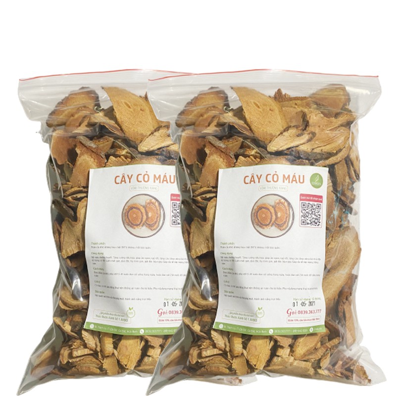 [Mã BMTTC60K giảm đến 60K đơn 50K] Cây cỏ máu khô thượng hạng JINDO 1kg hỗ trợ lên cân