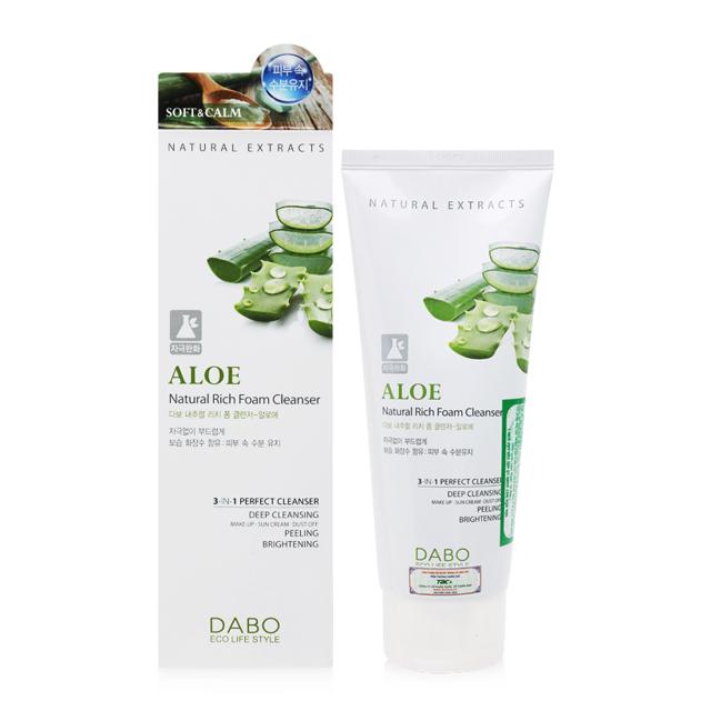 Ảnh Sữa rửa mặt trắng da sạch nhờn Dabo Hàn quốc( MẪU MỚI) ( 180ml) 2