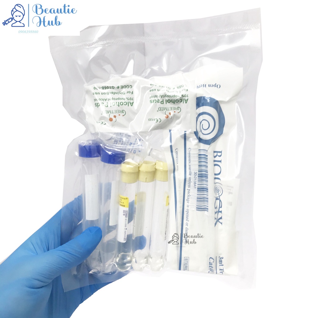 Bộ KIT PRP ống ACD Mỹ  12 món ( bộ có cốc lọc - Bộ Kit tách huyết tương giàu tiểu cầu)