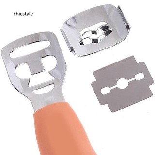CCS _ Dụng cụ mỹ phẩm Dụng cụ làm móng chân ngô Dụng cụ tẩy vết chai với 10 lưỡi dao