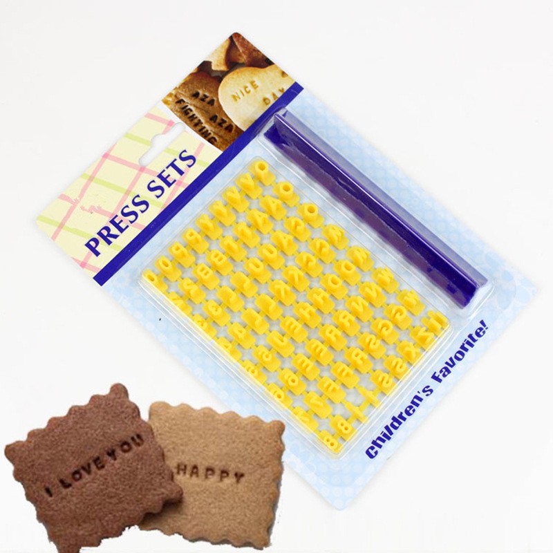 Bộ chữ nhấn bánh cookies | BigBuy360 - bigbuy360.vn