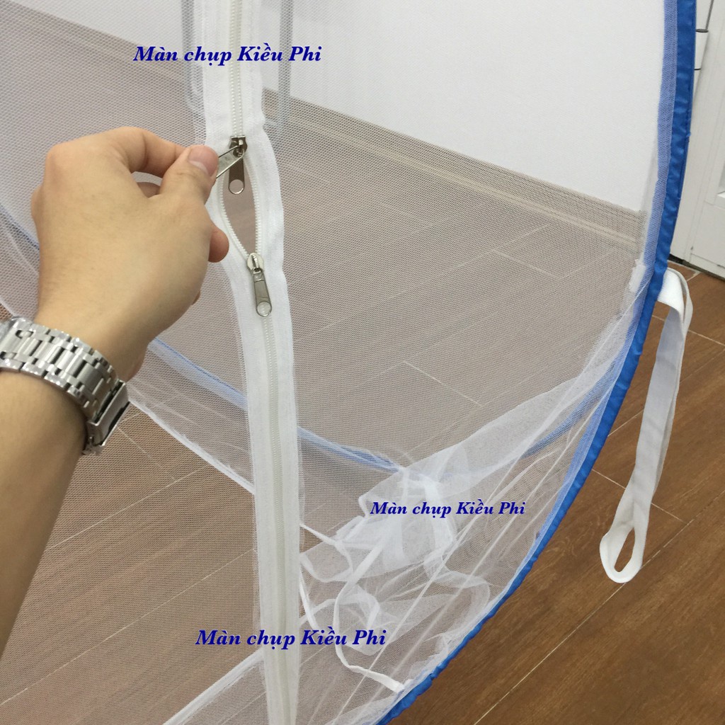 Mùng chụp, mùng xếp gọn đỉnh vuông không chân viền cao cấp Một Cửa - Hàng chính hãng