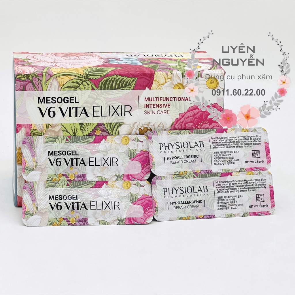 Dưỡng môi Mesogel V6 Vita Elixir