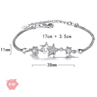 Lắc tay ngôi sao  BHLT04 tím/ trắng