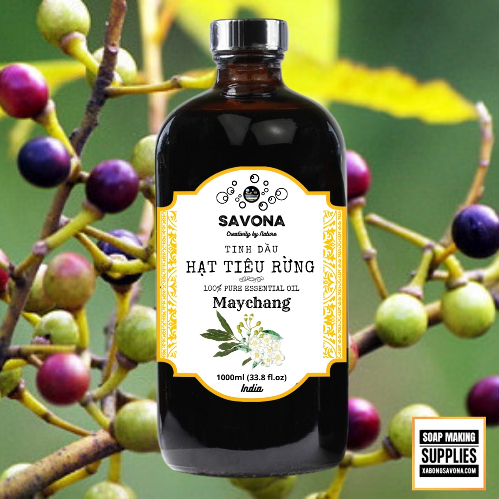 1L TINH DẦU HẠT TIÊU RỪNG 1 LIT - MAYCHANG ESSENTIAL OIL 1000ML SAVONA ...