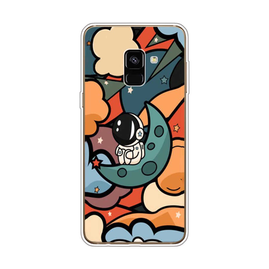 Ốp Điện Thoại TPU Dẻo In Họa Tiết Độc Đáo Thời Trang Cho Samsung Galaxy A8 plus 2018 A6 2018 plus