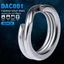 YUUKII 100 Chiếc Đầu Nối Cá Chất Lượng Cao Dây Giải Quyết 3 # -8 # Thép Không Gỉ