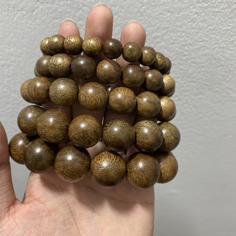 Ảnh Vòng Tay Trầm Hương MTH JEWELRY Cao Cấp Hạt Tròn Đơn 14mm Trầm Tốc Việt - Trầm Hương Tự Nhiên | Mộc Trầm Hương 4