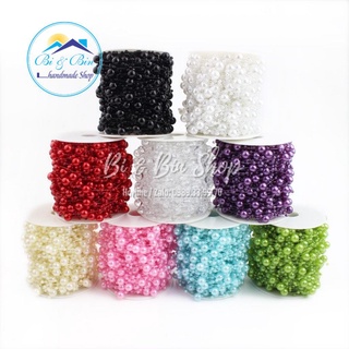 Cuộn 30m Chuỗi Ngọc Hạt Trai Làm Bó Hoa Cưới Cho Cô Dâu, Trang Trí Tiệc Cưới - Bi & Bin Handmade Shop