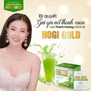 Tinh chất cần tây Hogi Gold Chính hãng Hỗ trợ giảm cân thải độc thanh lọc cơ thể - 200g/hộp x 20 gói/hộp