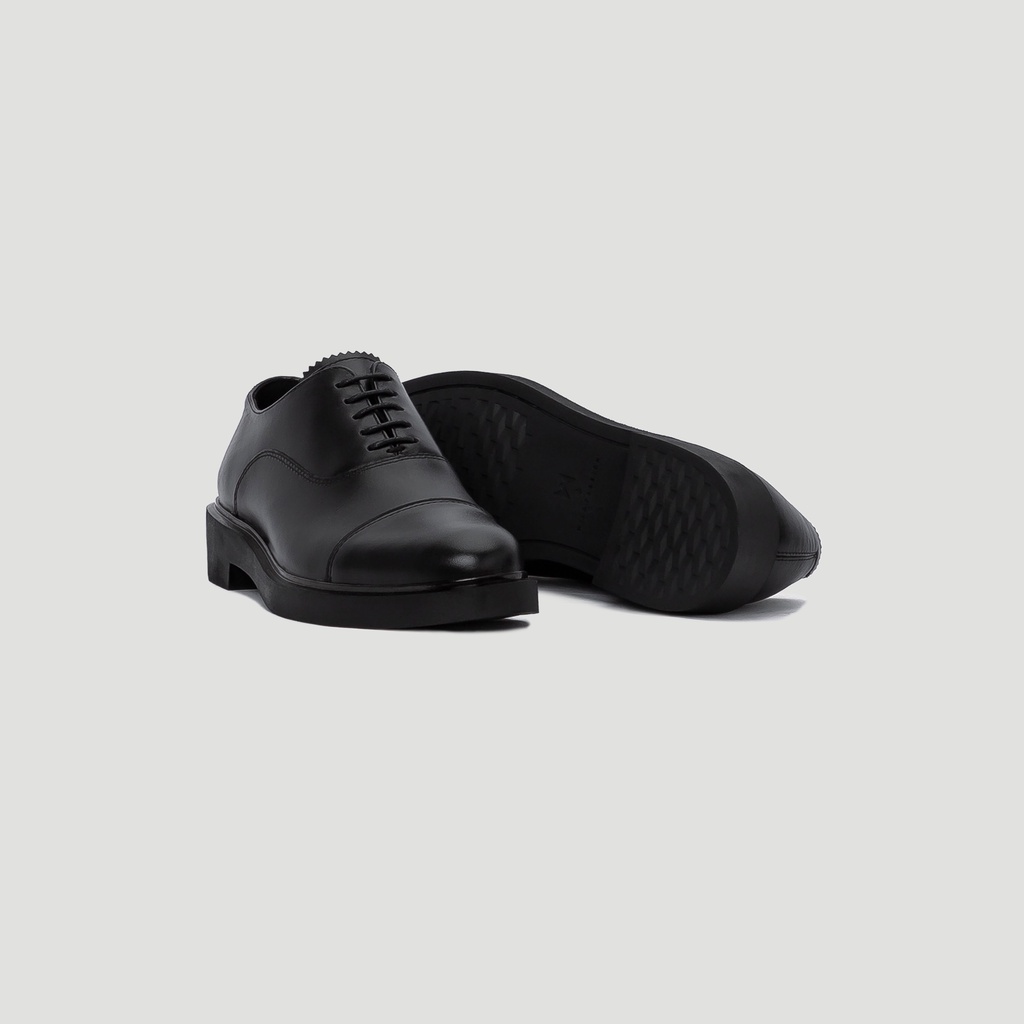Ảnh Giày Tây Nam THE BASIC WOLF OXFORD - BLACK 2