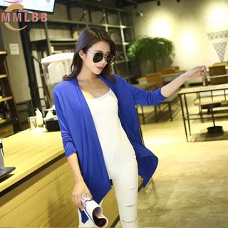 Áo Khoác cardigan cotton Dáng Dài Rộng Plus Size Thời Trang Mùa Hè 2023 Cho Nữ