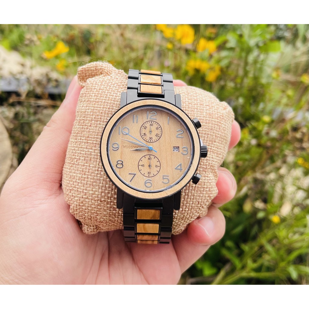 Đồng hồ đeo tay nam vỏ gỗ WoodWatch GS20
