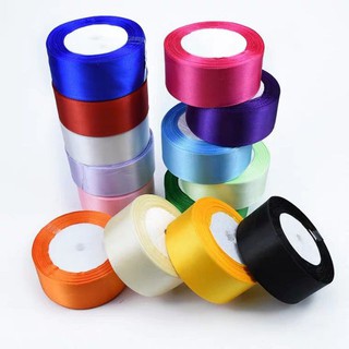 Ruy Băng Lụa 4cm Làm Nơ Cuộn 22 Mét Satin Vải Đa Dạng Màu Sắc| Làm Phụ Kiện Handmade, Kẹp Tóc, Gói Hoa, Gói Quà,Ri Băng